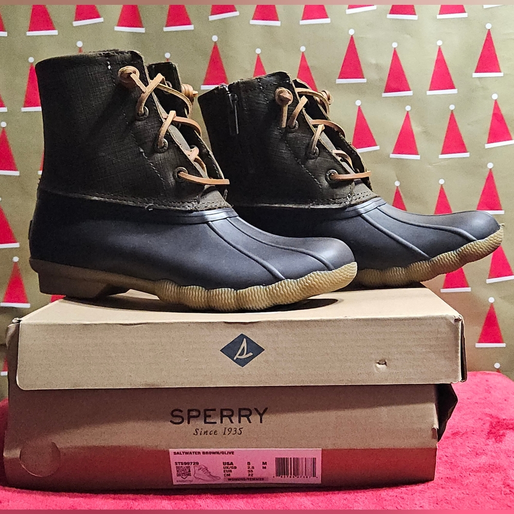 Sperry Saltwater Duck Boot Size 5 - image 4